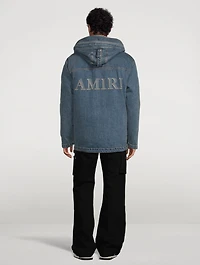 Denim Logo Parka