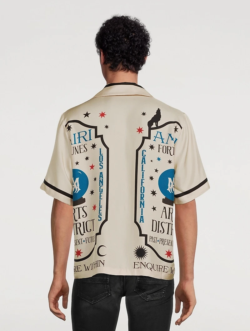 Fortune Silk Bowling Shirt
