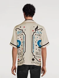 Fortune Silk Bowling Shirt
