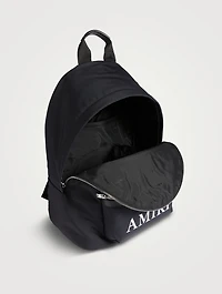 Nylon Logo Backpack