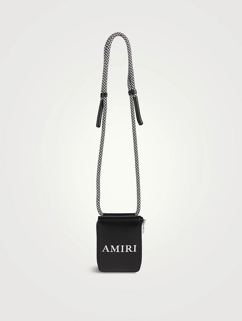 Leather Crossbody Wallet