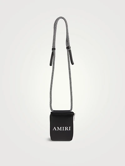 Leather Crossbody Wallet