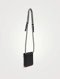 Leather Crossbody Wallet