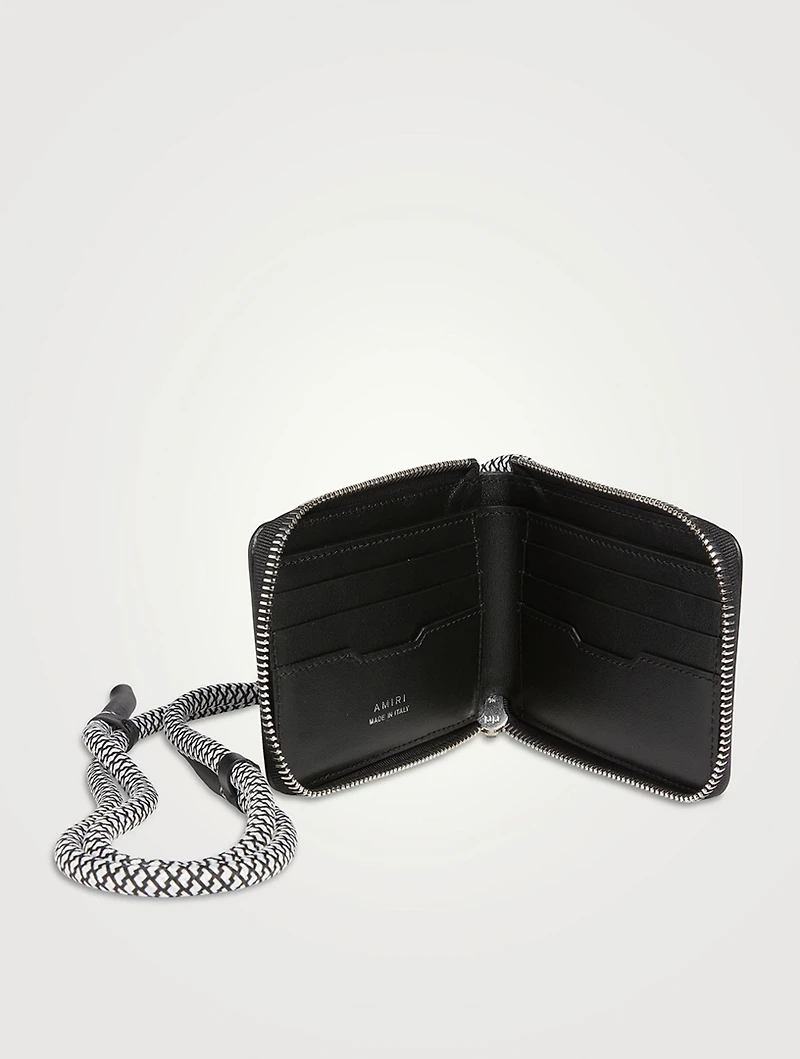 Leather Crossbody Wallet