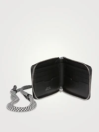 Leather Crossbody Wallet