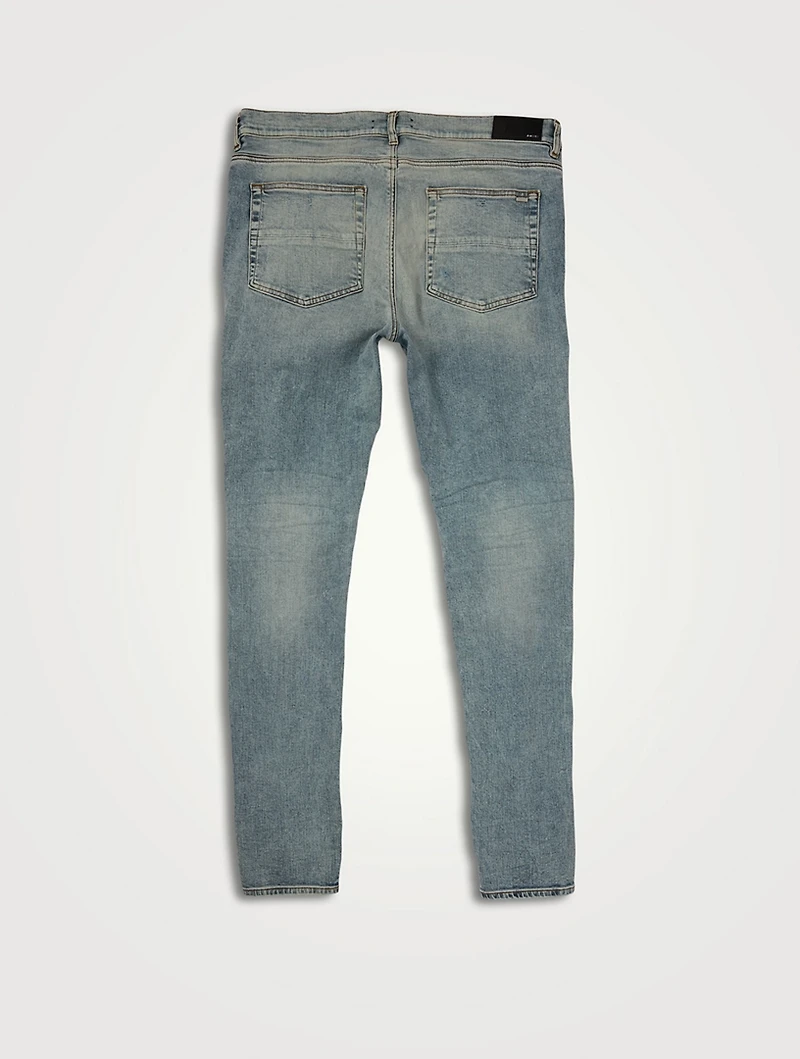 MX1 Skinny Jeans With Leather Patches