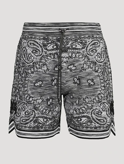 Space Dye Bandana Shorts