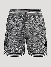 Space Dye Bandana Shorts