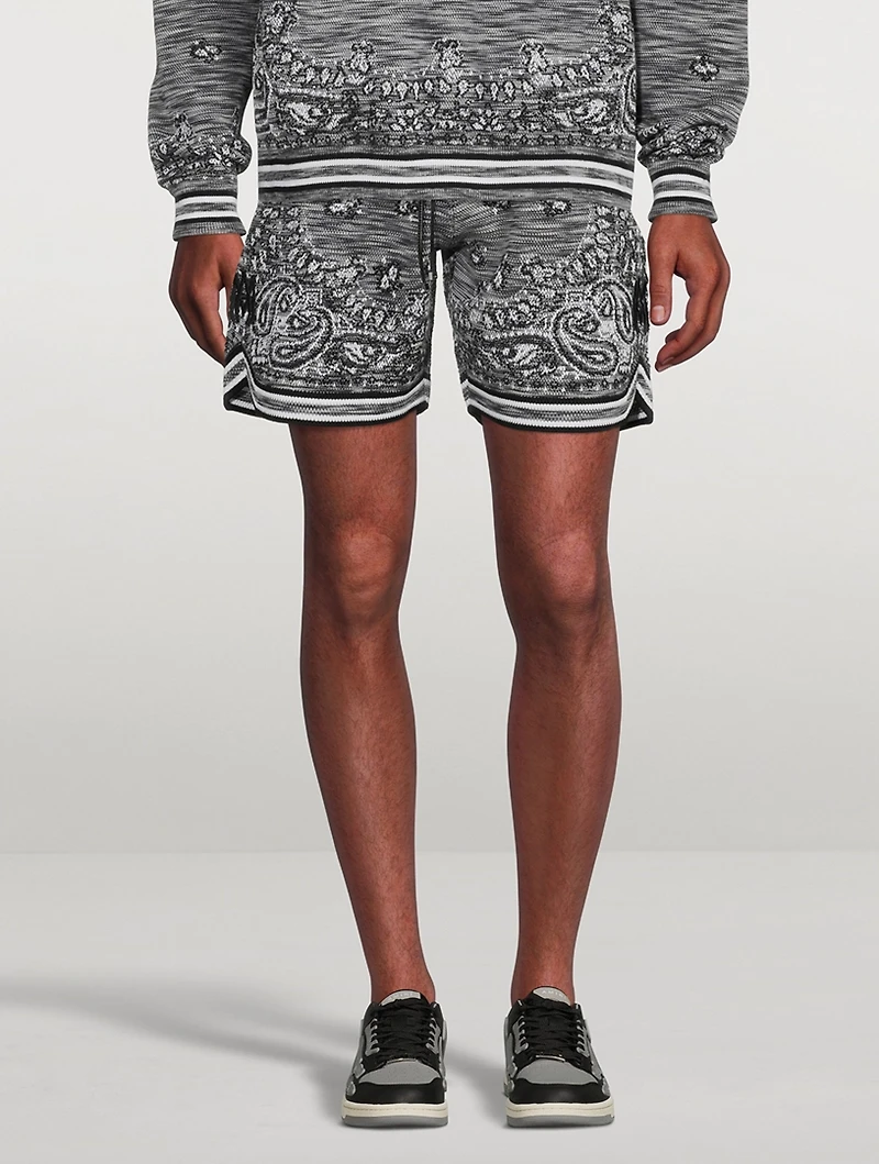 Space Dye Bandana Shorts