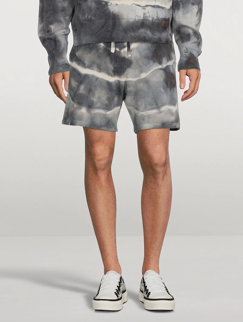 Cotton Tie-Dye Shorts