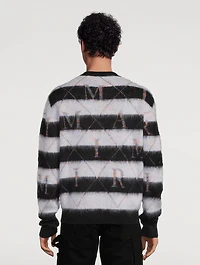 Alpaca And Mohair Striped Sweater