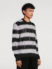 Alpaca And Mohair Striped Sweater