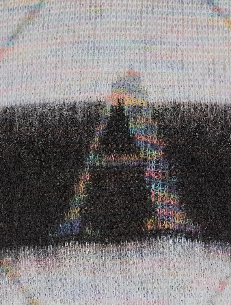 Alpaca And Mohair Striped Sweater