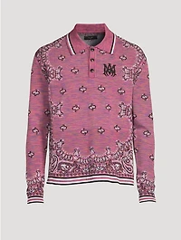 Space Dye Bandana Polo Shirt