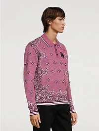 Space Dye Bandana Polo Shirt