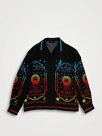 Fortune Silk Long-Sleeve Bowling Shirt