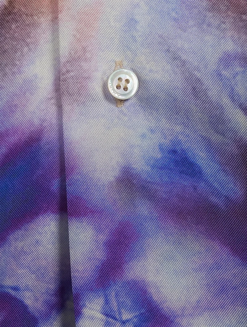 Tie-Dye Silk Bowling Shirt