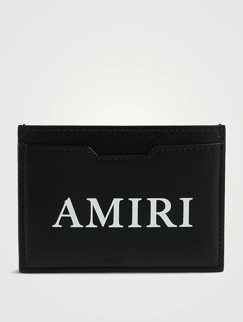 Leather Logo Card Case