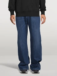 Wide-Leg Workwear Jeans