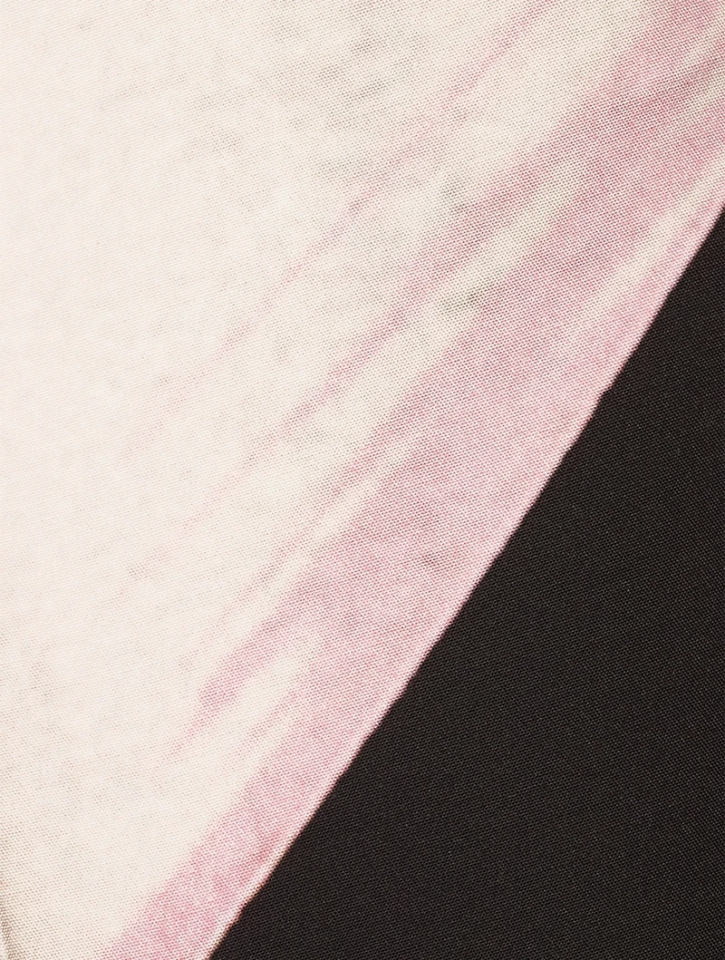 Brushstroke Slim-Fit Cigarette Pants