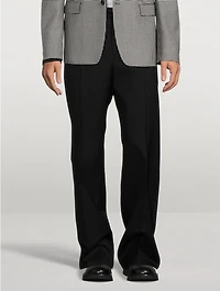 Wool Wide-Leg Pants