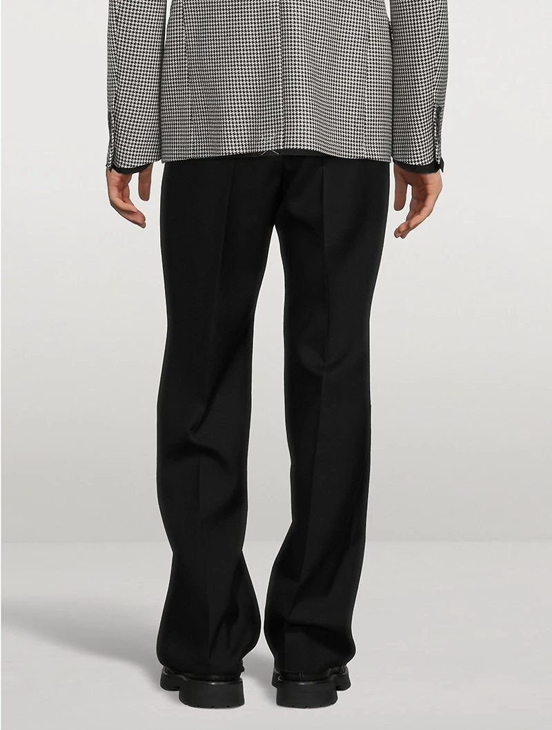 Wool Wide-Leg Pants