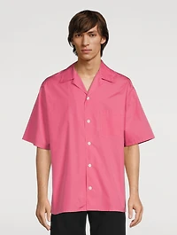 Cotton Short-Sleeve Boxy Shirt