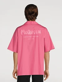 Cotton Short-Sleeve Boxy Shirt