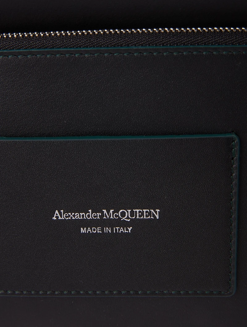Leather Square Tote Bag
