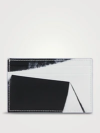 Brushstroke Leather Card Case