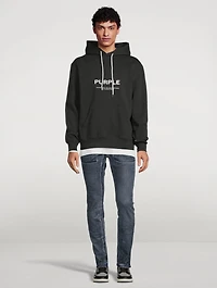 Indigo X-Ray Foil Skinny Jeans