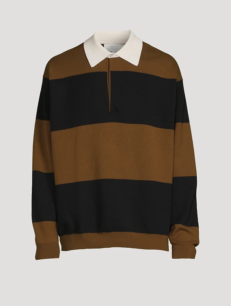 Tarak Wool And Cotton Rugby Sweater