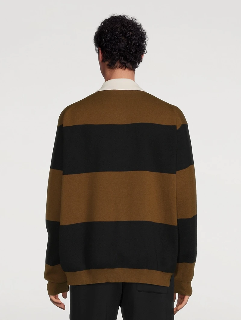 Tarak Wool And Cotton Rugby Sweater