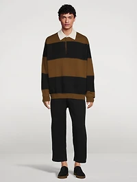 Tarak Wool And Cotton Rugby Sweater
