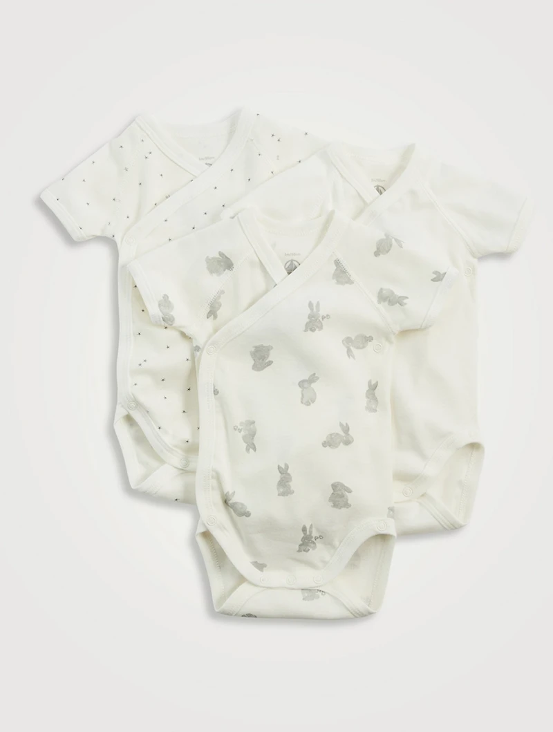 Pack of Three Short-Sleeve Onesies