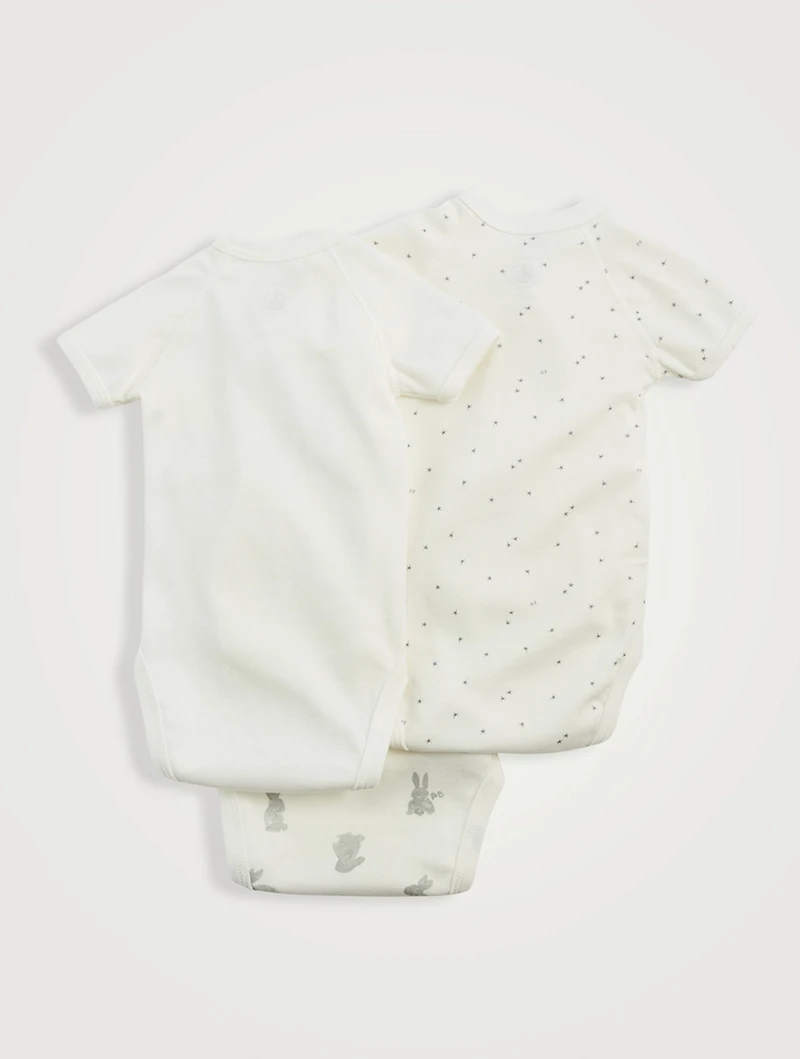 Pack of Three Short-Sleeve Onesies