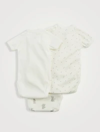 Pack of Three Short-Sleeve Onesies