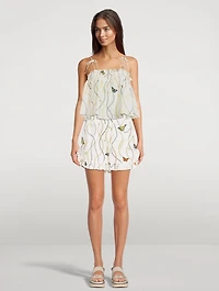 Light Cotton Tieband Strap Top