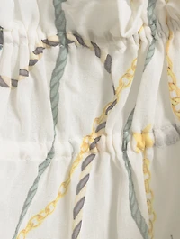 Light Cotton Tieband Strap Top