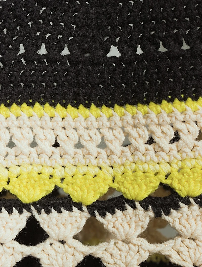 Crochet Cover-Up Slip Dress