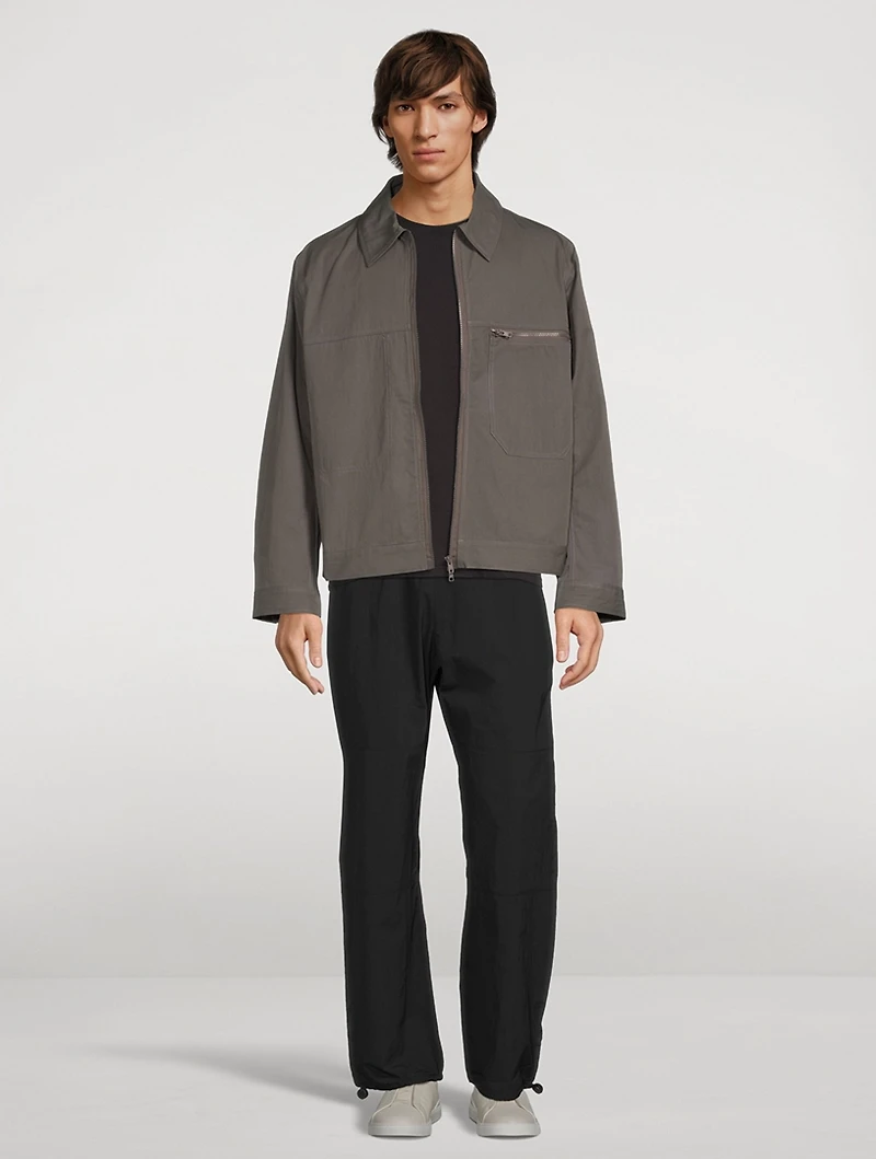 Zephyr Nylon Relaxed-Fit Pants