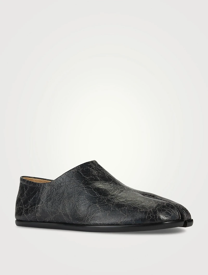 Tabi Leather Slip-On Shoes