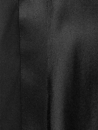 Silk Bias Long-Sleeve Blouse