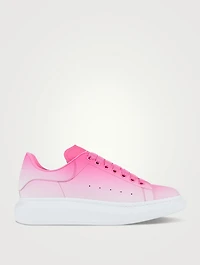 Oversized Leather Gradient Sneakers