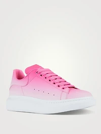 Oversized Leather Gradient Sneakers