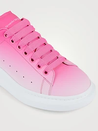 Oversized Leather Gradient Sneakers