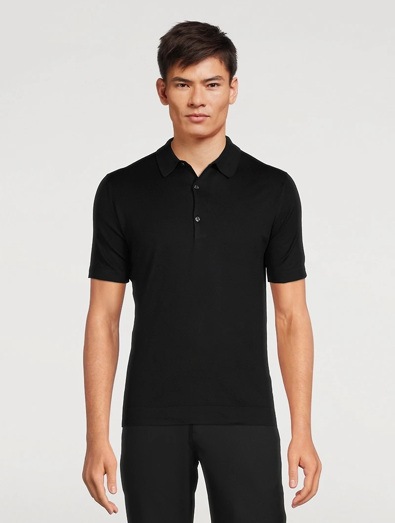 Mycroft Sea Island Cotton Polo Shirt