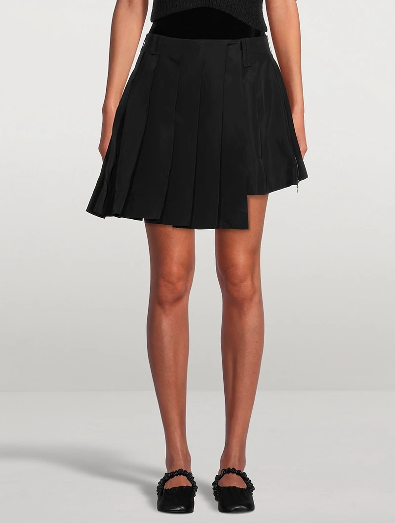 Pleated Mini Skort