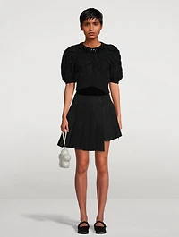 Pleated Mini Skort