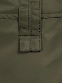 Adjustable Satin Cargo Trousers